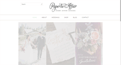 Desktop Screenshot of papertieaffair.com